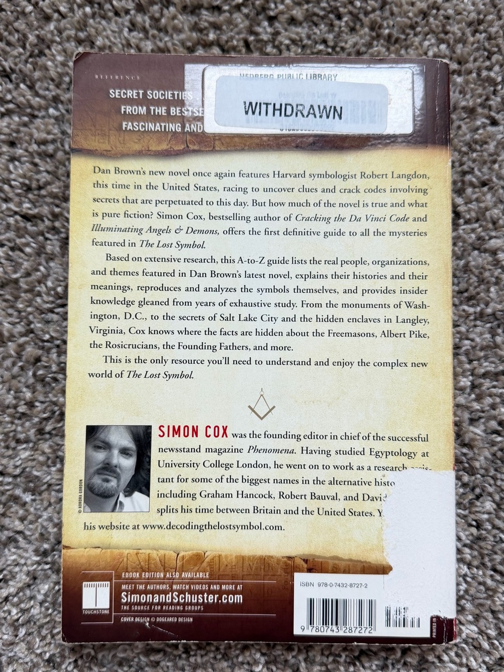 Decoding The Lost Symbol Book - Picture 3 of 4